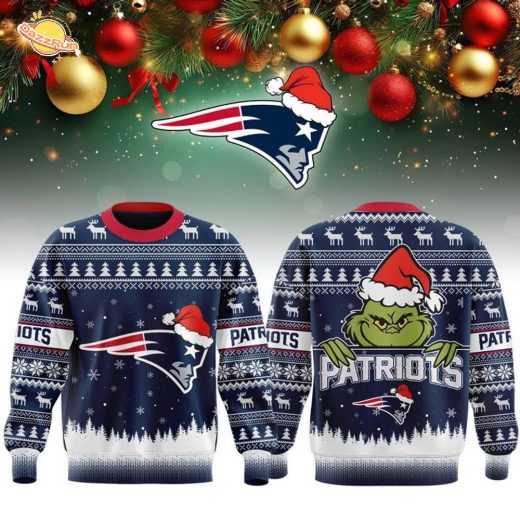 imited Edition New England Patriots x Christmas Special Sweatshirt 2025