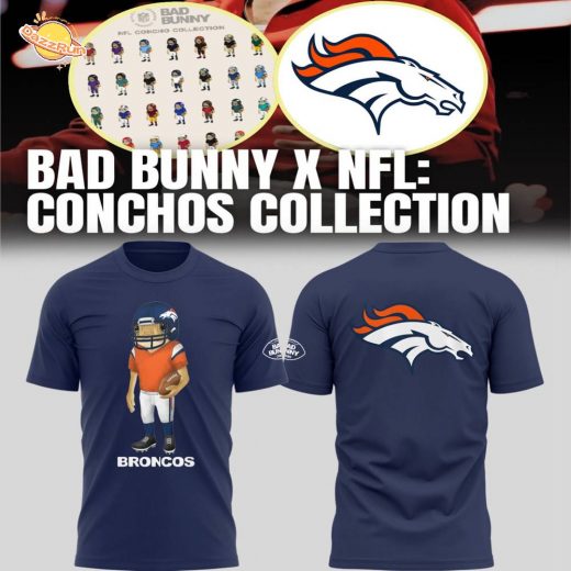 BRON 🏈 B.Bunny x Bron Concho Collection 🐰 Navy TShirt BRON 🏈 B.Bunny x Bron Concho Collection 🐰 Navy TShirt