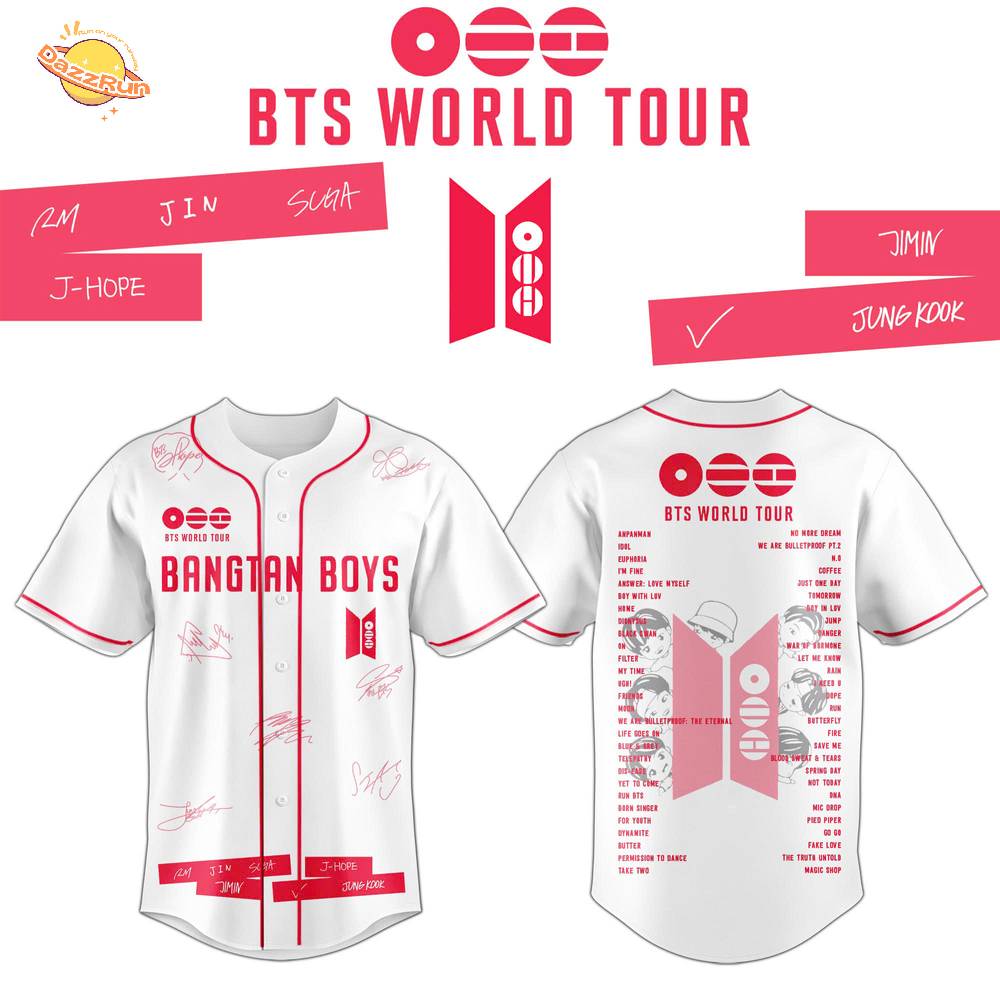 BTS Special World Tour 2026 Limited Edition Jersey BTS Special World Tour 2026 Limited Edition Jersey