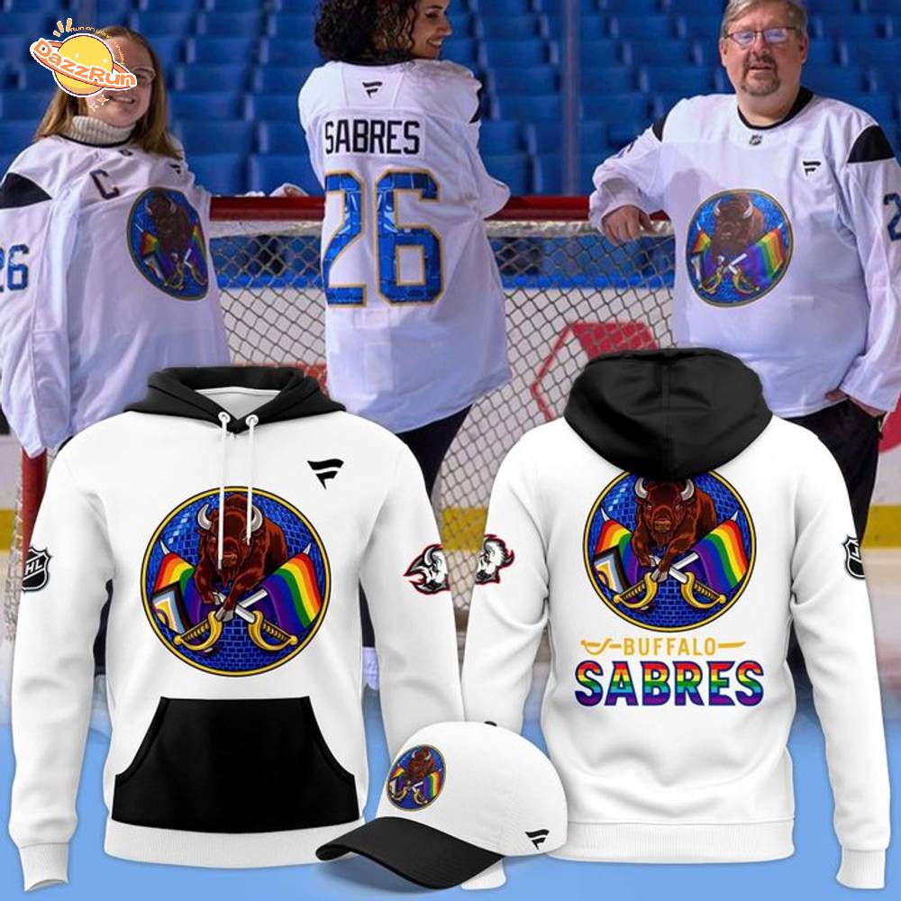 Buffalo Sabres 2026 Pride Night Hoodie Buffalo Sabres 2026 Pride Night Hoodie