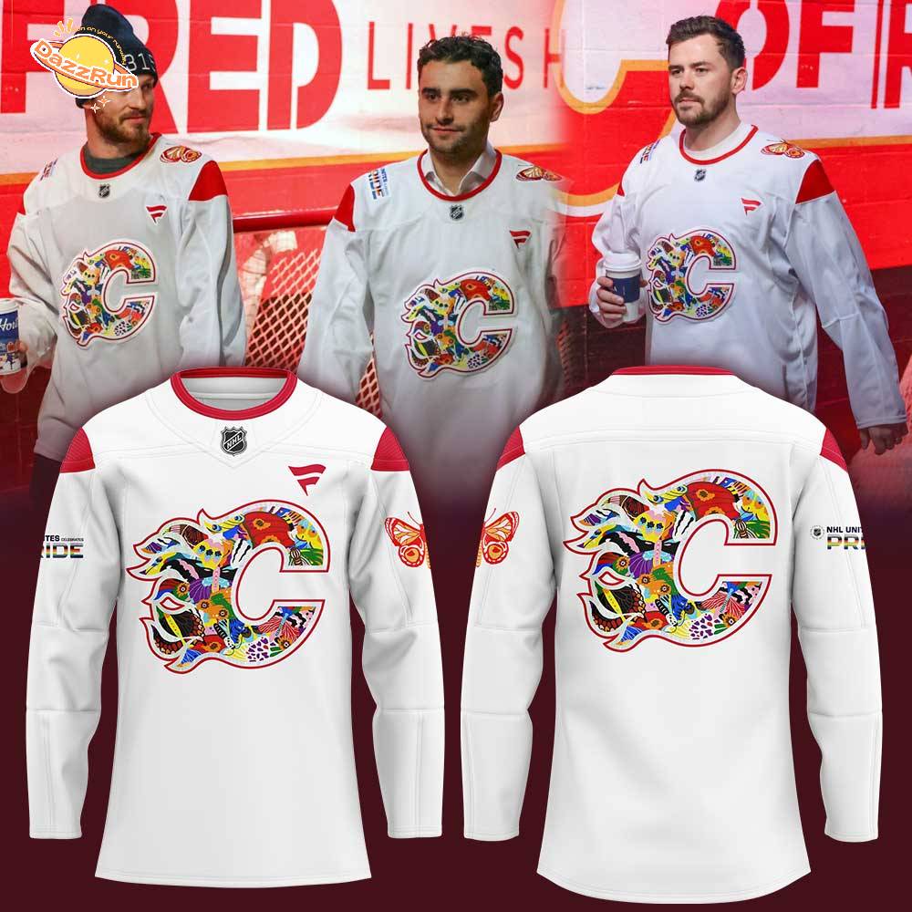 C Flames 2026 Pride Night Hockey Jersey C Flames 2026 Pride Night Hockey Jersey