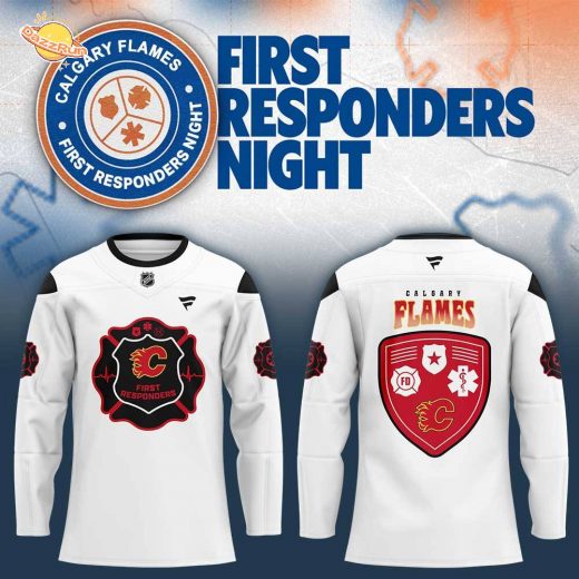 C Flames First Responders Night 2026 Hockey Jersey C Flames First Responders Night 2026 Hockey Jersey