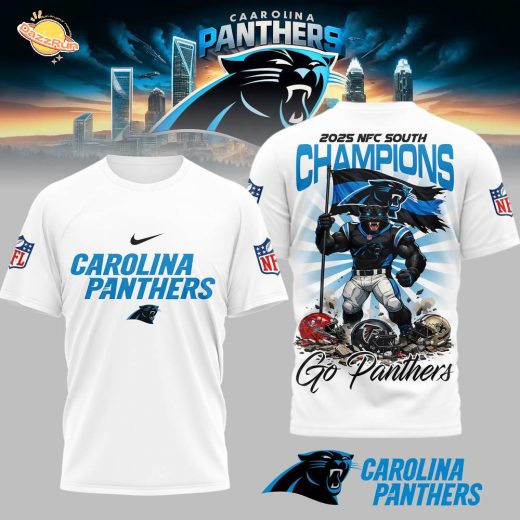 Carolina Panthers | Premium NFL NFC South Champions Super Bowl 3D Shirt