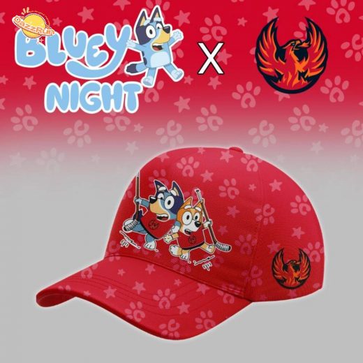 Coachella Valley Firebirds Bluey Night Game Limited Hockey Jersey