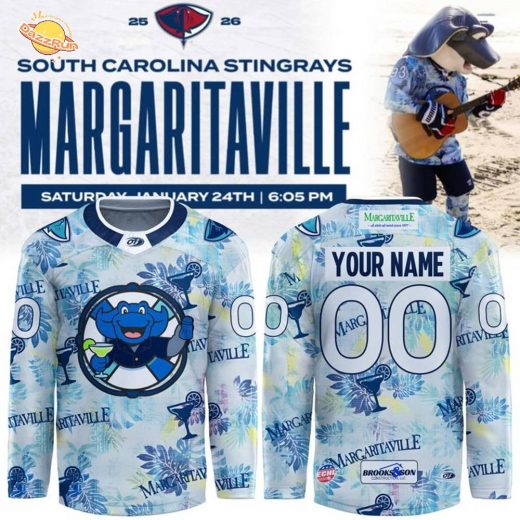 Copy of South Carolina Stingrays 2026 Margaritaville™ Night Jersey Copy of South Carolina Stingrays 2026 Margaritaville™ Night Jersey