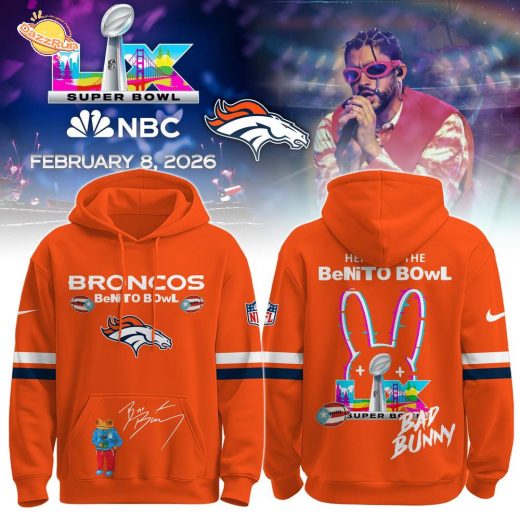 D Broncos x Bad Bunny | Super Bowl 2026 Hoodie Limited Edition