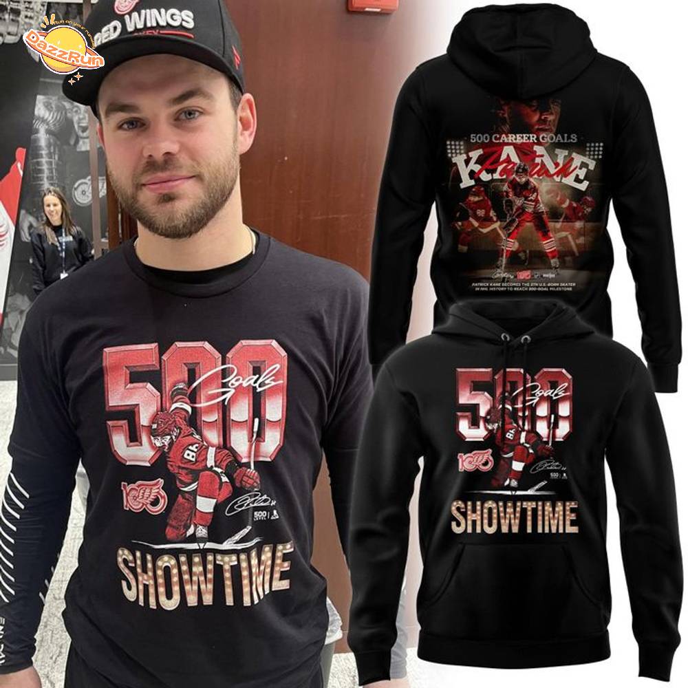 Detroit Red Wings Patrick Kane 500th Goal Hoodie Detroit Red Wings Patrick Kane 500th Goal Hoodie