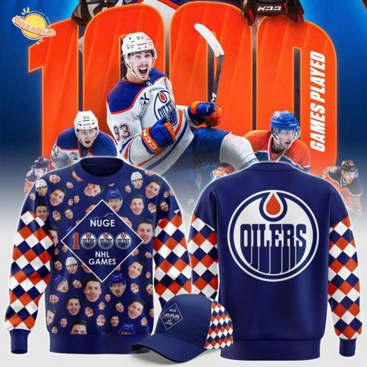 Edmonton Oilers x Ryan Nugent-Hopkins 1,000th NHL Sweatshirt