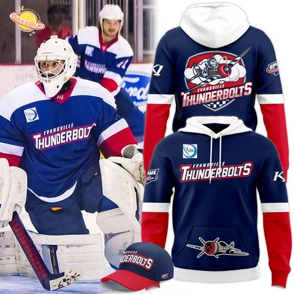Evansville Thunderbolts 2026 New Special Hoodie Evansville Thunderbolts 2026 New Special Hoodie