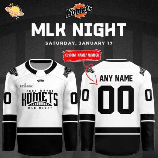 Fort Wayne Komets 2026 MLK Night Specialty Jersey
