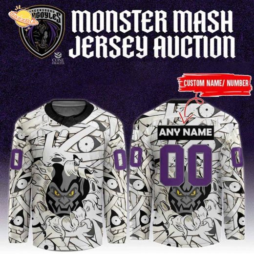 Greensboro Gargoyles BOO-tiful game-worn Monster Mash Jersey
