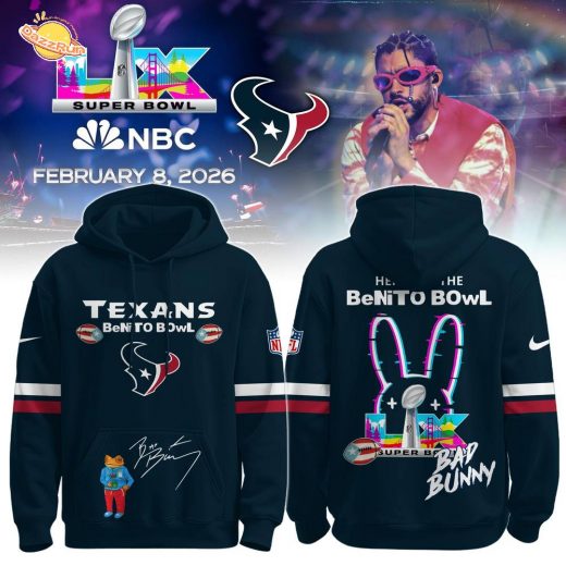 H Texans x Bad Bunny | Super Bowl 2026 Hoodie Limited Edition