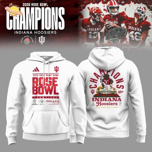 Indiana Hoosiers 2026 Rose Bowl Champions Special Edition Hoodie