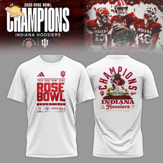 Indiana Hoosiers 2026 Rose Bowl Champions Special Edition T-Shirt