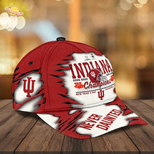 Indiana Hoosiers Football 2026 Rose Bowl Champions Classic Cap