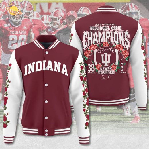 Indiana Hoosiers Football 2026 Rose Bowl Champions Jacket