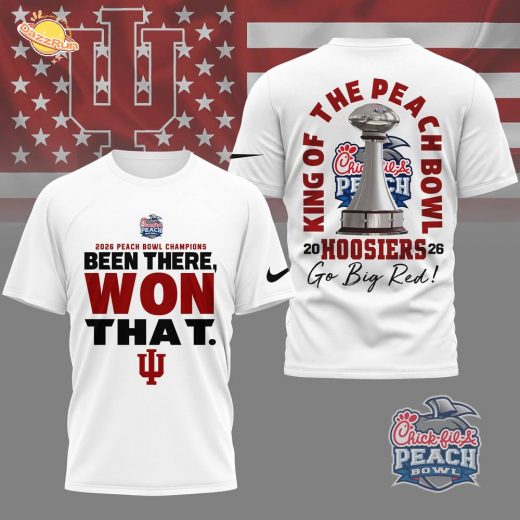 Indiana Hoosiers | Premium NCAA Peach Bowl Champions 3D Shirt