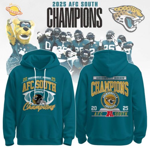 Jacksonville Jaguars 2025 AFC South Champions Hoodie