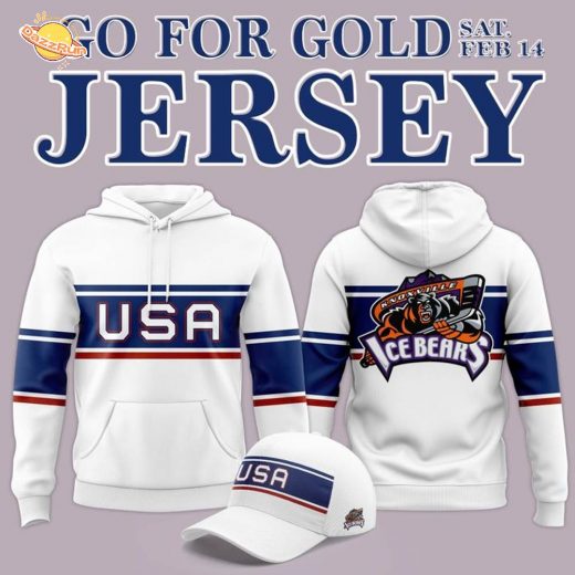 Knoxville Ice Bears Go for Gold Night Hoodie
