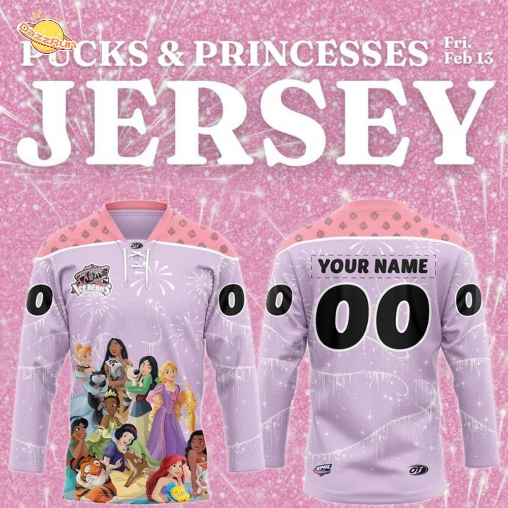 Knoxville Ice Bears Pucks & Princesses Specialty Jersey Knoxville Ice Bears Pucks & Princesses Specialty Jersey