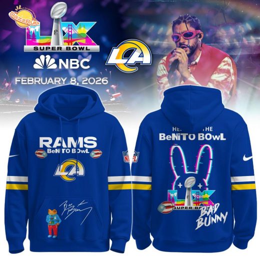 LA Rams x Bad Bunny | Super Bowl 2026 Hoodie Limited Edition