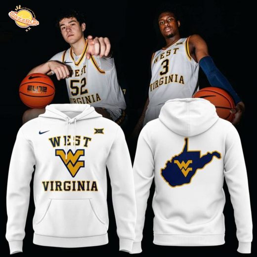 Limited edition Hoodie White THROWBACKS West Virginia Mountaineers men’s basketball for fans