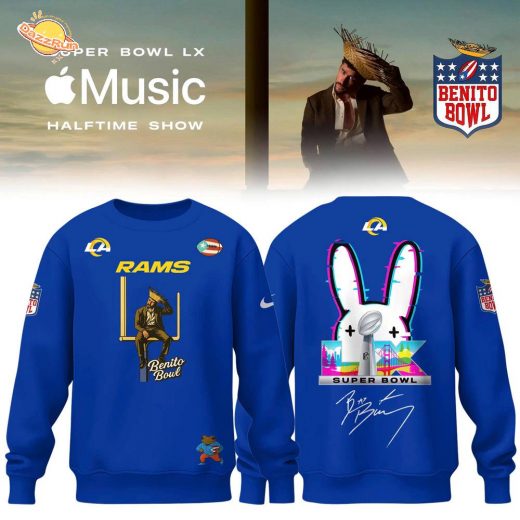 Los Angeles Rams x Bad Bunny Super Bowl LX The Halftime Show Special Edition Sweatshirt
