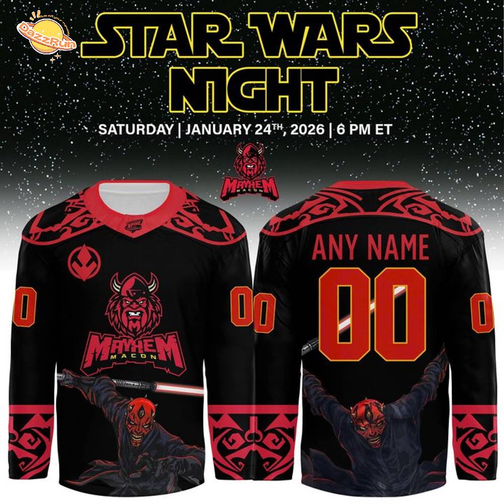 Macon Mayhem x 2026 Star Wars Night Jersey Macon Mayhem x 2026 Star Wars Night Jersey