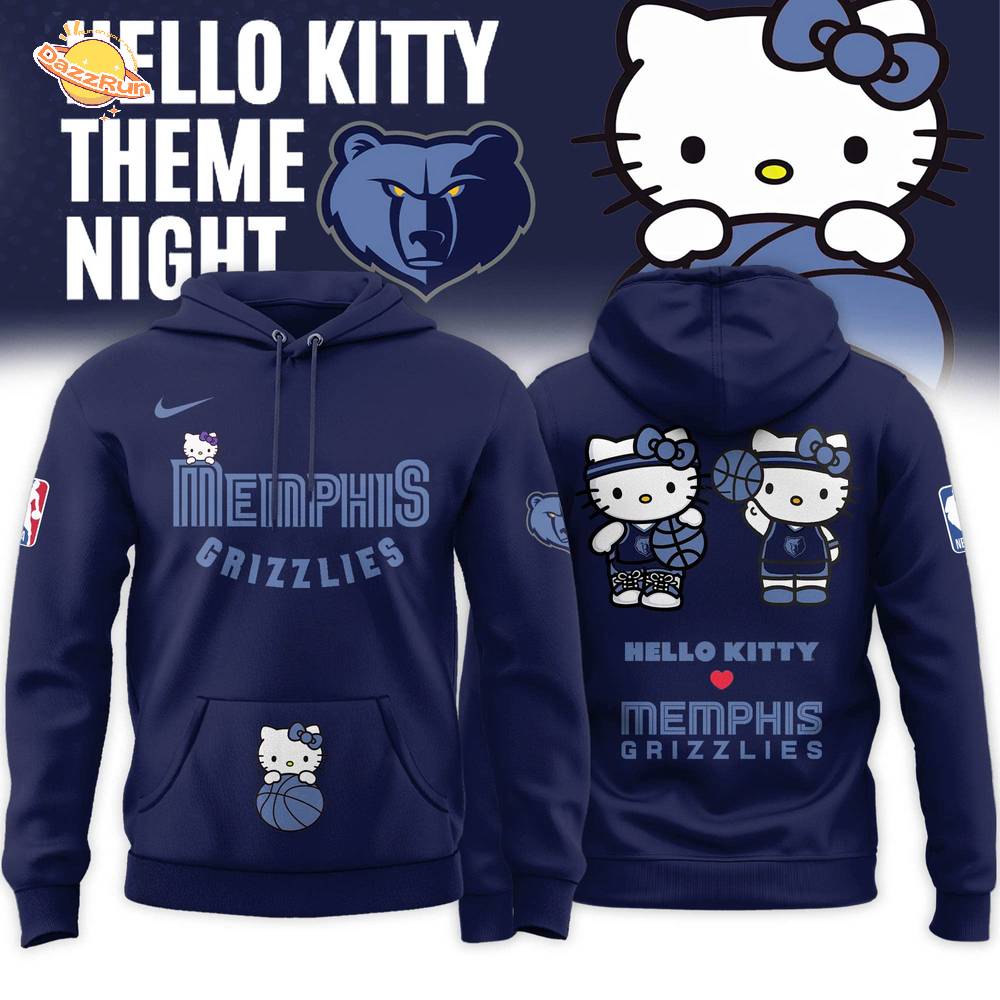 Memphis Grizzlies x Hello Kitty Night 2026 Special Edition Hoodie Memphis Grizzlies x Hello Kitty Night 2026 Special Edition Hoodie