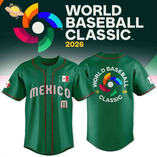 Mexico Baseball 2026 World Baseball Classic-Design For Fan-3D Baseball Jersey