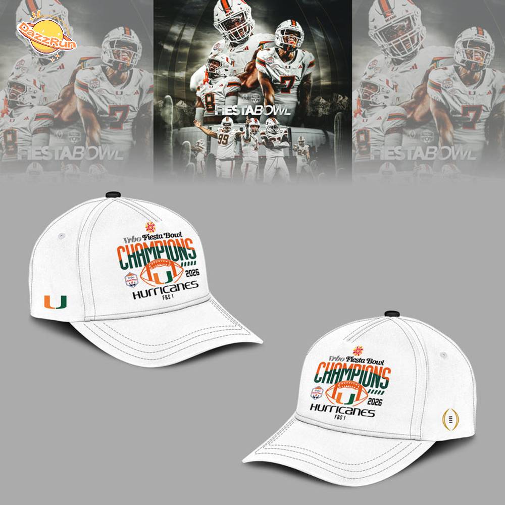 Miami Hurricanes College Football Playoff 2025 Fiesta Bowl Champions Combo W Hoodie Miami Hurricanes College Football Playoff 2025 Fiesta Bowl Champions Combo W Hoodie
