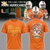 Miami Hurricanes – National Champions Limited Edition Green T.shirt