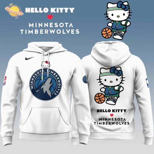 Minnesota Timberwolves x Hello Kitty 2025 Special Edition Hoodie