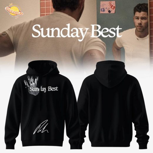 N. Jonas “Sunday Best” Handprinted Hoodie