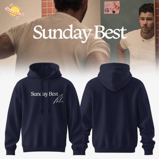 N. Jonas “Sunday Best” Navy Hoodie
