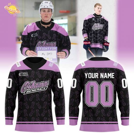 O Generals Fight Cancer 2026 Hockey Jersey Custom Name, Number
