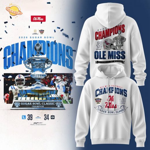 Ole Miss Sugar Bowl Champions 2026 Hoodie
