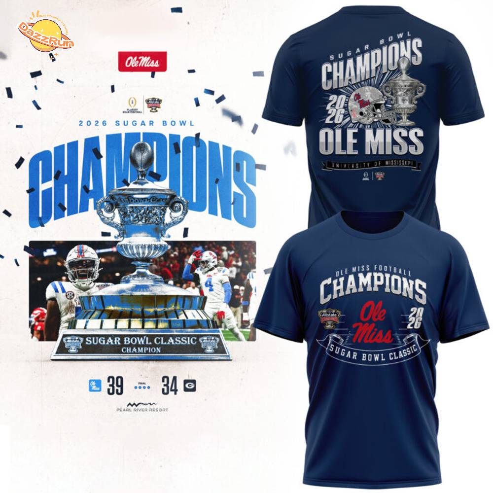 Ole Miss Sugar Bowl Champions 2026 T-shirt Ole Miss Sugar Bowl Champions 2026 T-shirt