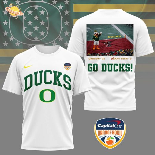 Oregon Ducks | Premium NCAA CFB Quarterfinal Game Winners 3D Shirt