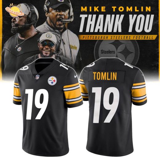 P Steelers x Thank You Coach Tomlin Jersey Limited Edition