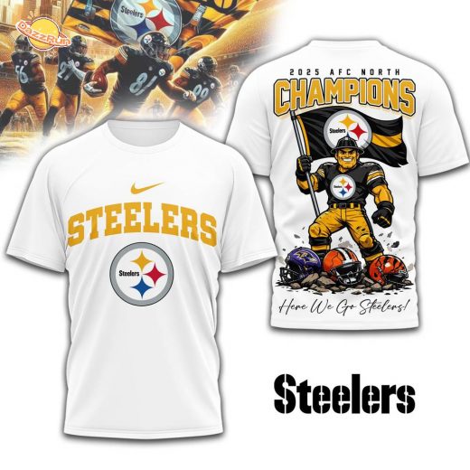 Pittsburgh Steelers | Premium NFL AFC North Champions 3D Shirt