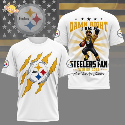 Pittsburgh Steelers | Premium NFL Here We Go Steelers 3D Shirt
