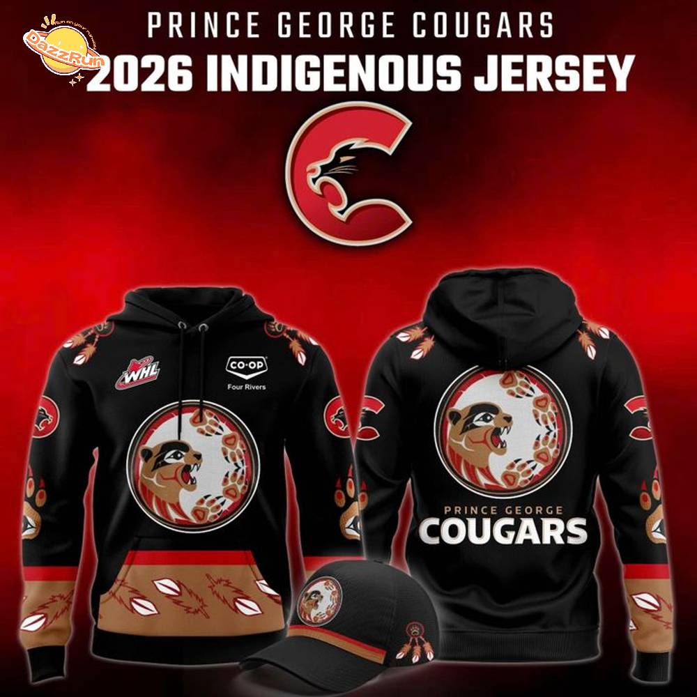 Prince George Cougars 2026 Specialty Hoodie Prince George Cougars 2026 Specialty Hoodie