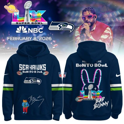 S Seahawks x Bad Bunny | Super Bowl 2026 Hoodie Limited Edition