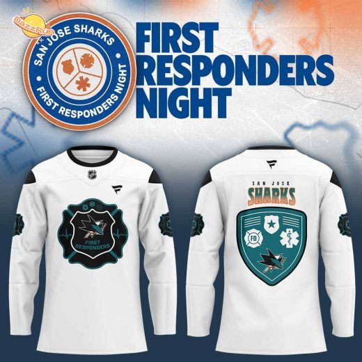 SJ Sharks First Responders Night 2026 Hockey Jersey
