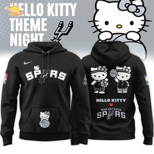 San Antonio Spurs x Hello Kitty Night 2026 Special Edition Hoodie San Antonio Spurs x Hello Kitty Night 2026 Special Edition Hoodie