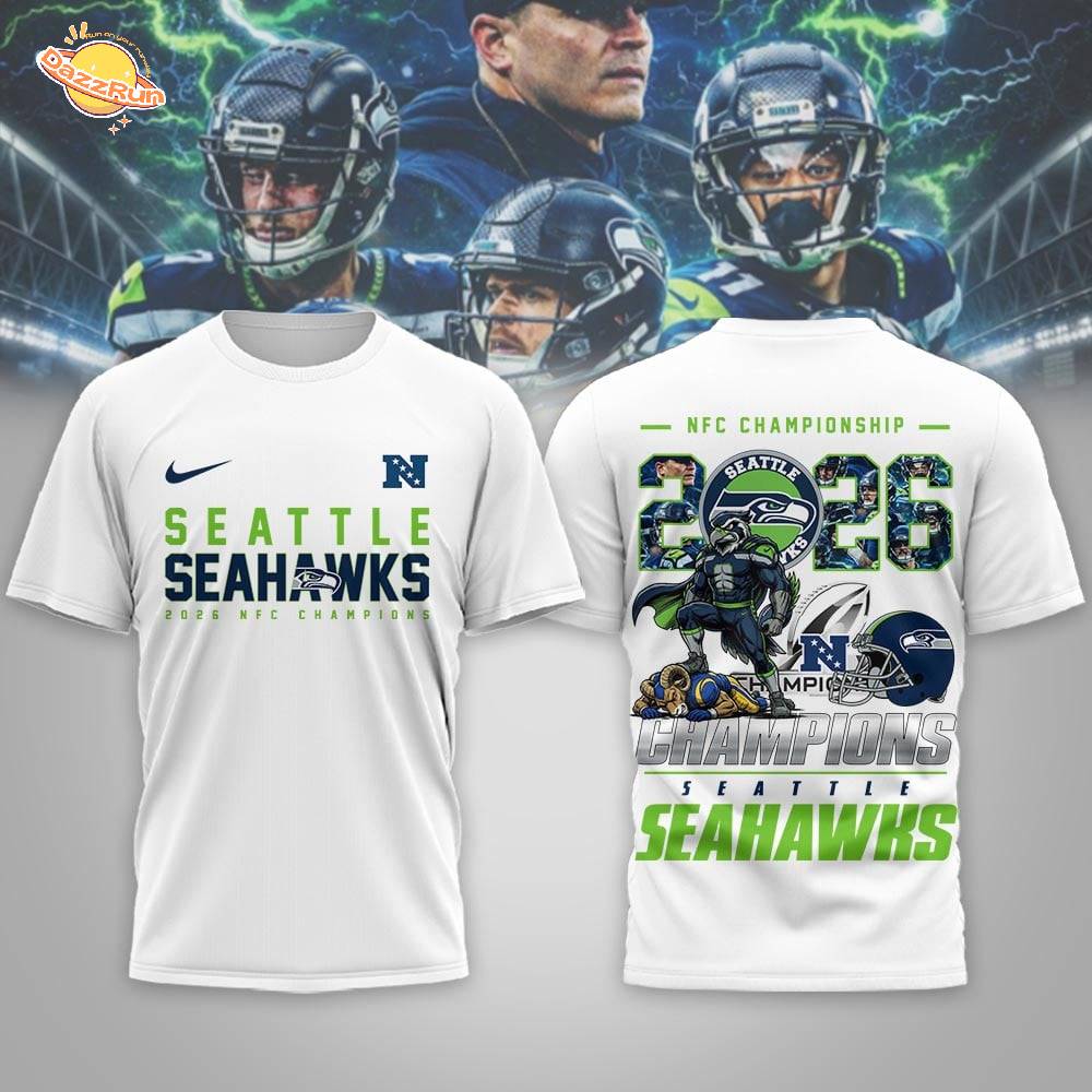 Seattle Seahawks | Premium NFL 2026 Super Bowl 3D Shirt Seattle Seahawks | Premium NFL 2026 Super Bowl 3D Shirt