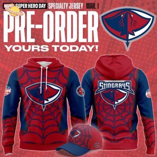 South Carolina Stingrays ” MARVEL Super Hero Day ” Special Hoodie