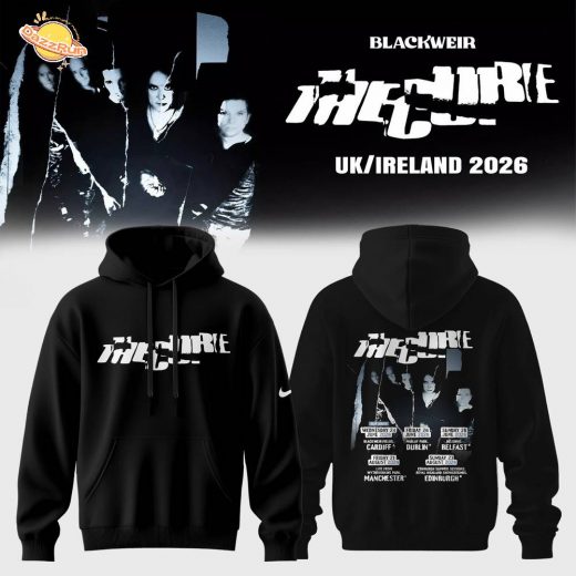 The Cure 2026 UK & Ireland Summer Shows Hoodie