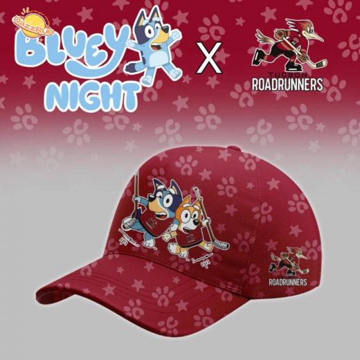 Tucson Roadrunners Bluey Night Game Limited Hockey Jersey